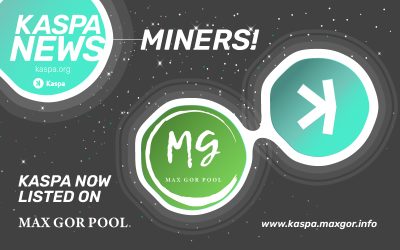 Kaspa Pool Addition — Max Gor Pool